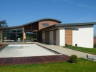 Maison contemporaine bois & b�ton 