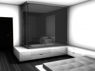 Etude pour une chambre d'hotel design