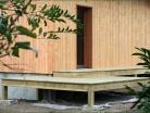 Une maison ossature bois d'inspiration japonaise � L�ognan