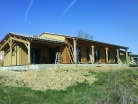 Maison passive en bois lab�lis�e BBC Effinergie 