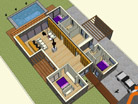 Maison en panneaux bois, bioclimatique et �cologique (33)