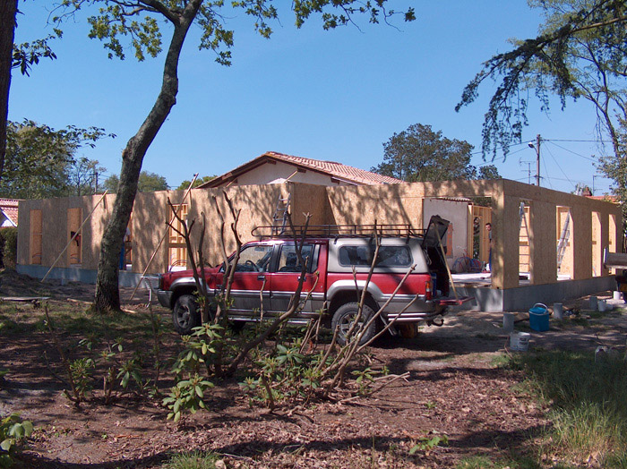 agrandissement d'une maison