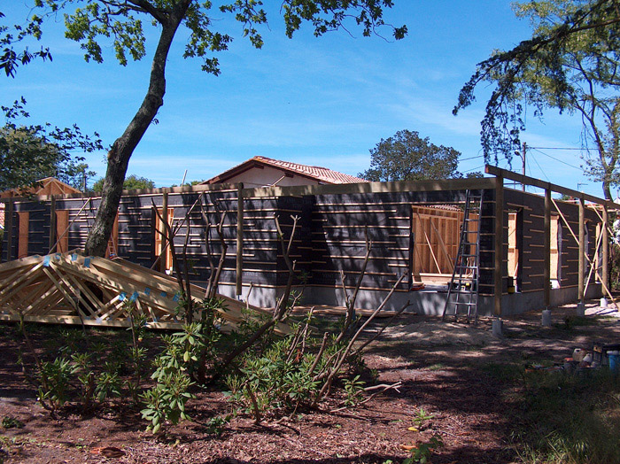 agrandissement d'une maison tout bois