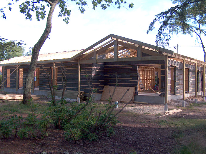 construction d'une maison tout bois