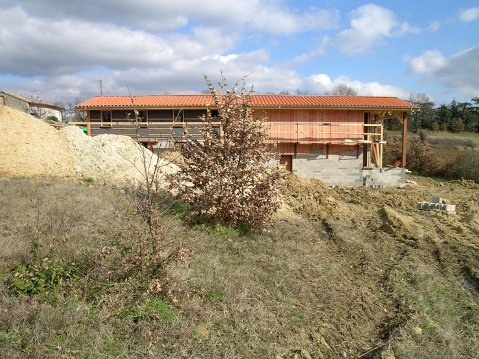 construction maison  tage avec terrain