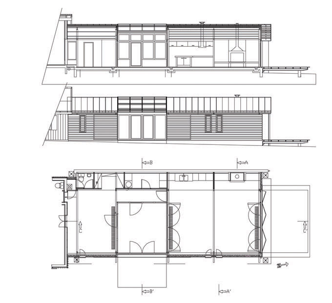 plan de maison bois