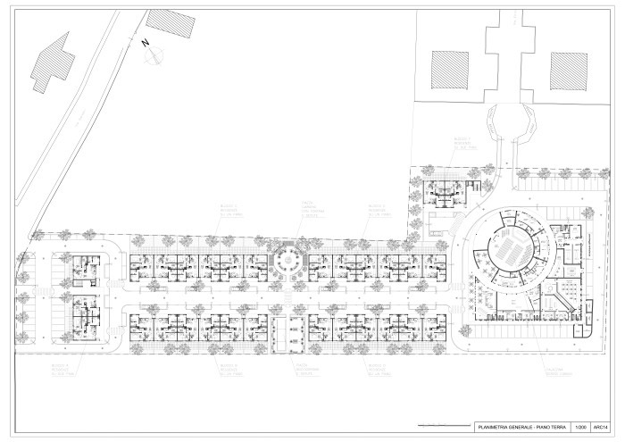 plan de masse maison de retraite