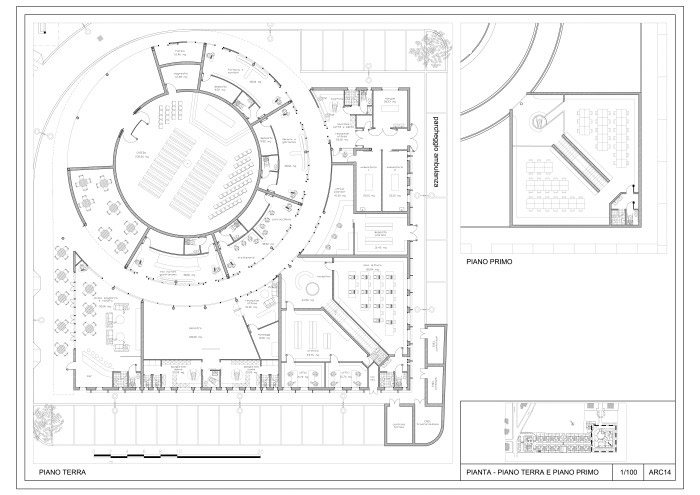 plan du bâtiment public