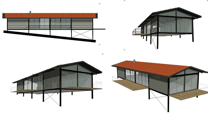 Vues 3D du projet