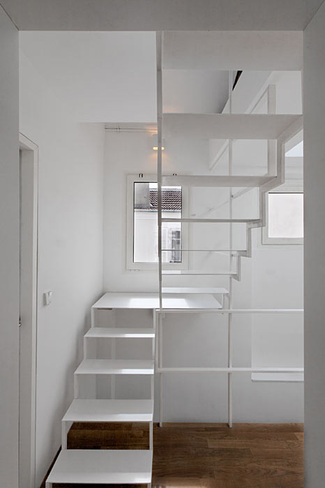 premier palier de l'escalier