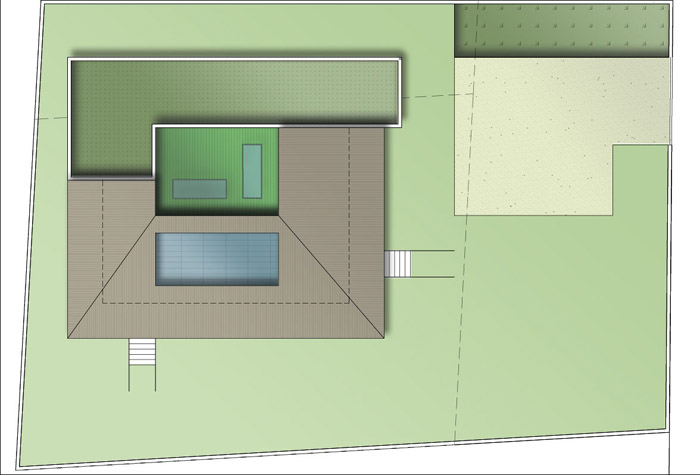 plan masse maison et terrain