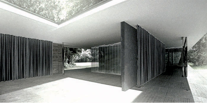 intérieur d'un pavillon