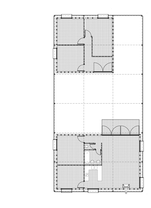 phase de projet, maison serre