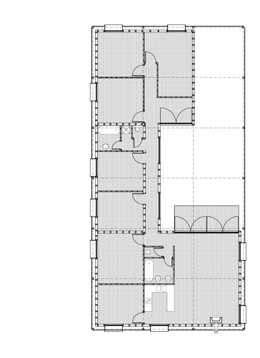 phase de projet, maison serre