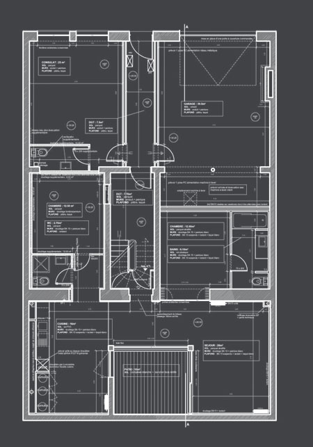 plan du rez de chausse