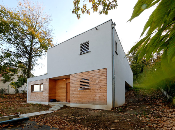 maison contemporaine cubique