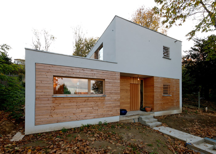 maison contemporaine fentres bandeau