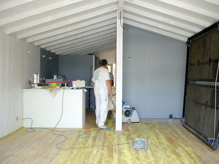 parquet, mur lambris