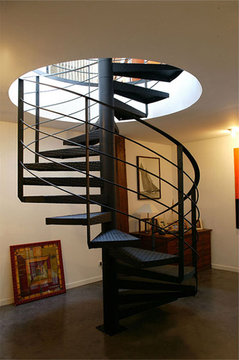 escalier dans loft