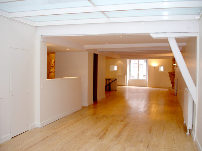 �clairage, parquet, 