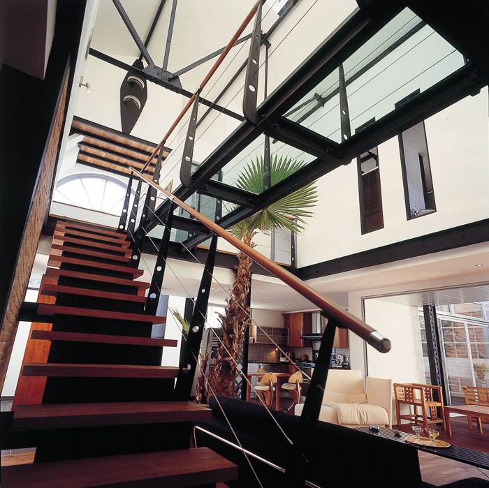 escalier d'un loft