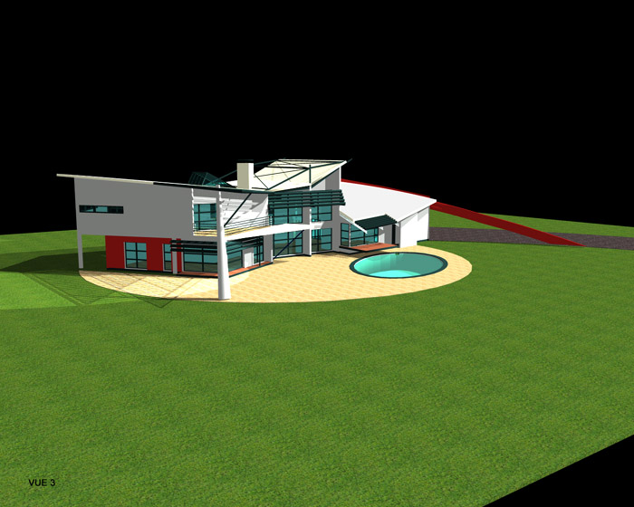 vue ext�rieure de maison