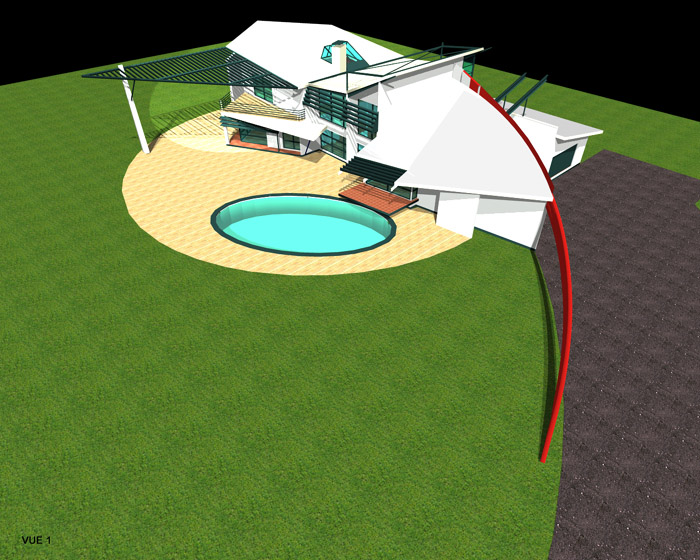 vue ext�rieure de maison