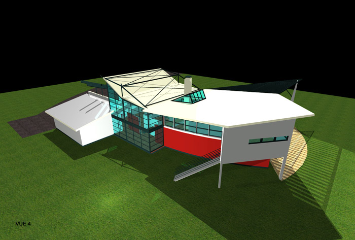vue ext�rieure de maison