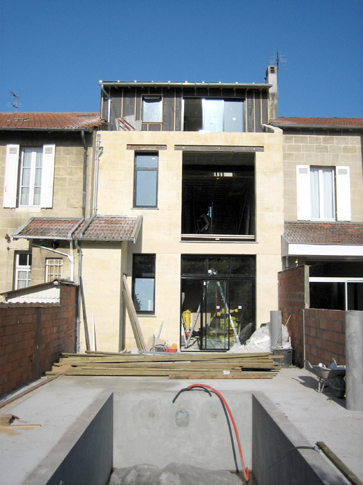 fa�ade , piscine