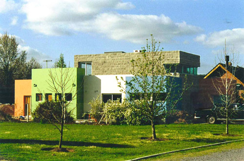 façade d'une demeure
