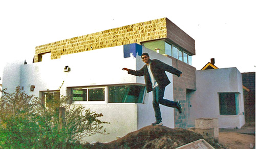 arrière de maison contemporaine