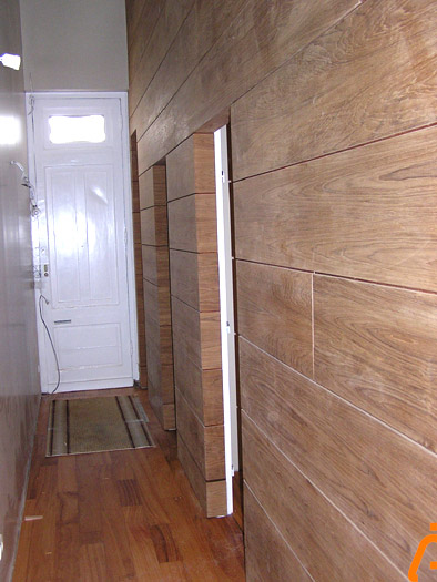cloison en bois plaqu�