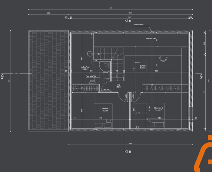 nouvel agencement des chambres