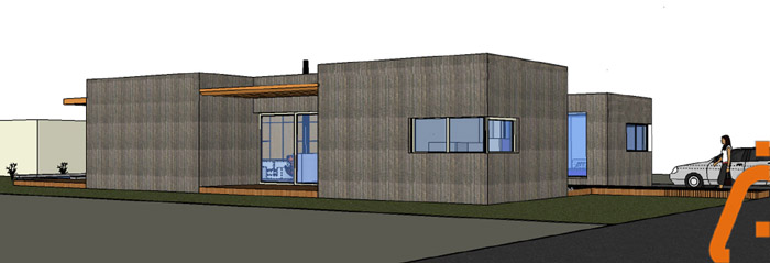 perspective projet de maison