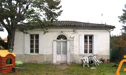 fa�ade de la maison