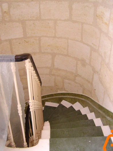 escalier en pierre