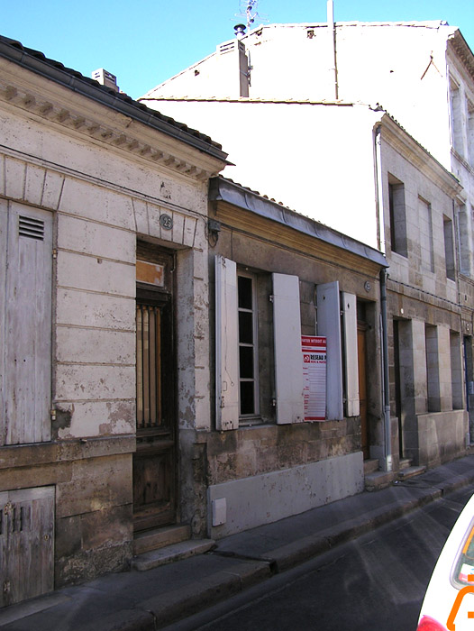 fa�ade d'�choppe