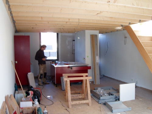 chantier de pl�terie
