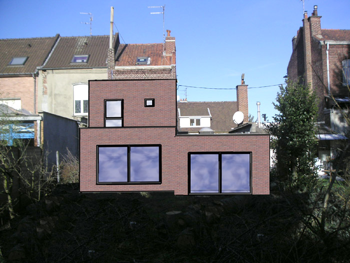 extension en briques