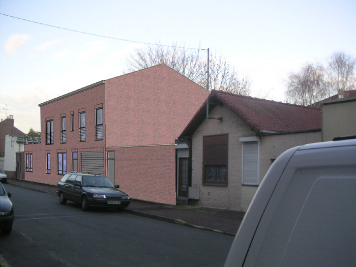 extension en briques