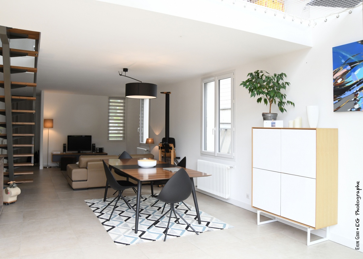 TRANSFORMATION D’UNE MAISON À TALENCE : Plus Architectes Talence LAFON 192018