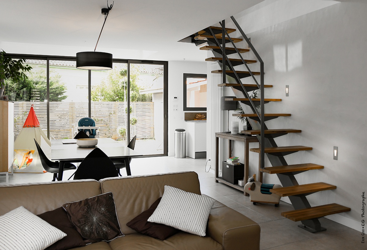 TRANSFORMATION D’UNE MAISON À TALENCE : Plus Architectes Talence LAFON 202018 