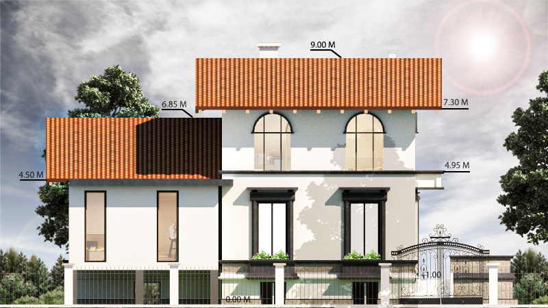 Extension : Façade EST 
