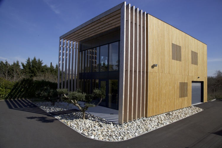 B�timent de bureau en ossature bois : Leoma1