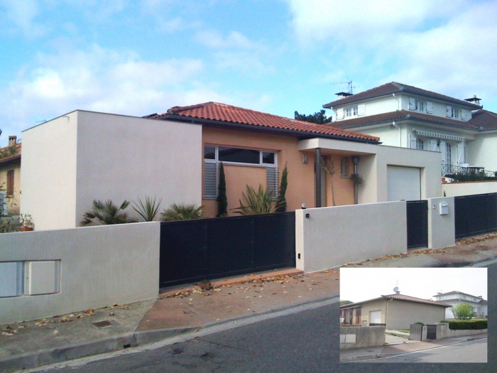 Extension et r�am�nagement d'une maison d'habitation