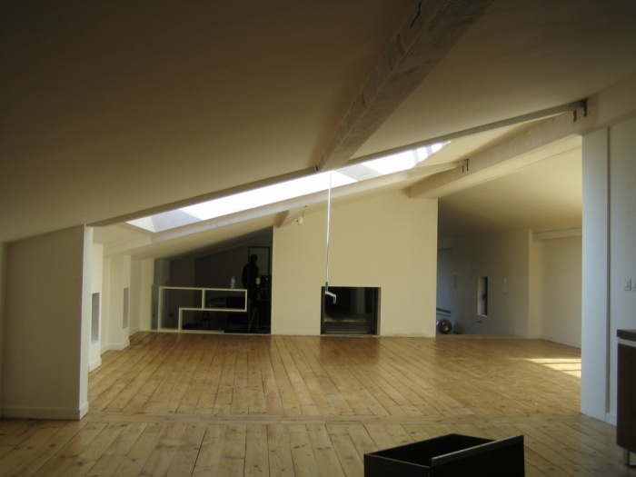 Loft dans les dpendances d'un chteau