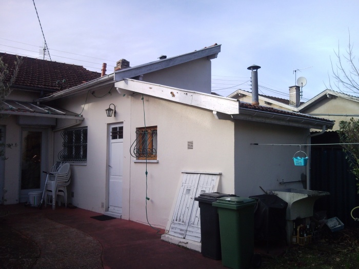 Surélévation d'une échoppe : SNC00298