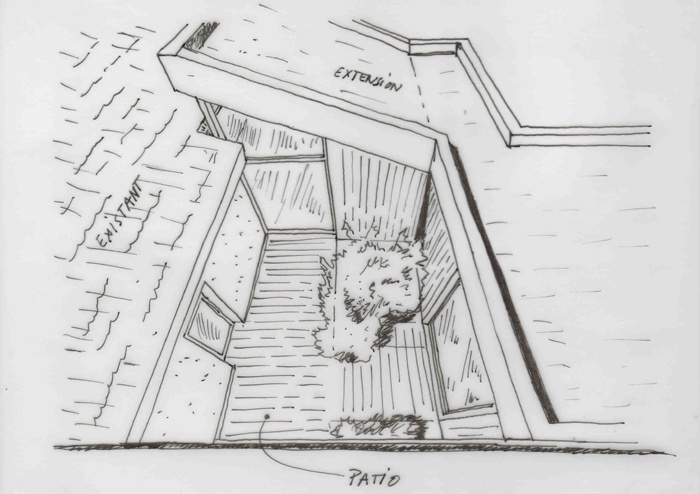 EXTENSION D'UNE HABITATION DANS UN LOTISSEMENT A CANEJAN : 3