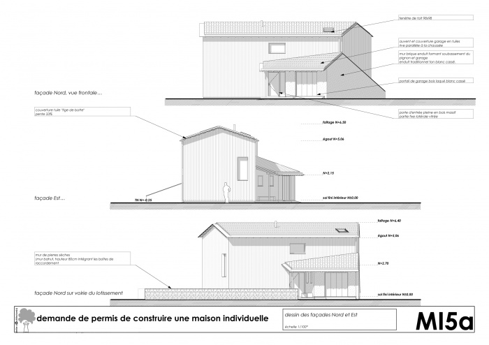 maison en lotissement RT2005+20% : face PC 1