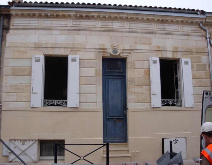 ECHOPPE GRIFFAULT : FACADE SUR RUE APRÈS TRAVAUX